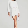 Sequin Styles*Retrofete Grace Sequin Dress Moonglow White