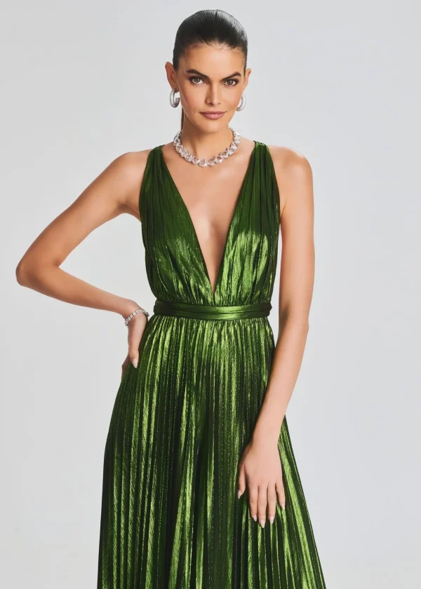 Guest Of*Retrofete Graciane Jumpsuit Lime