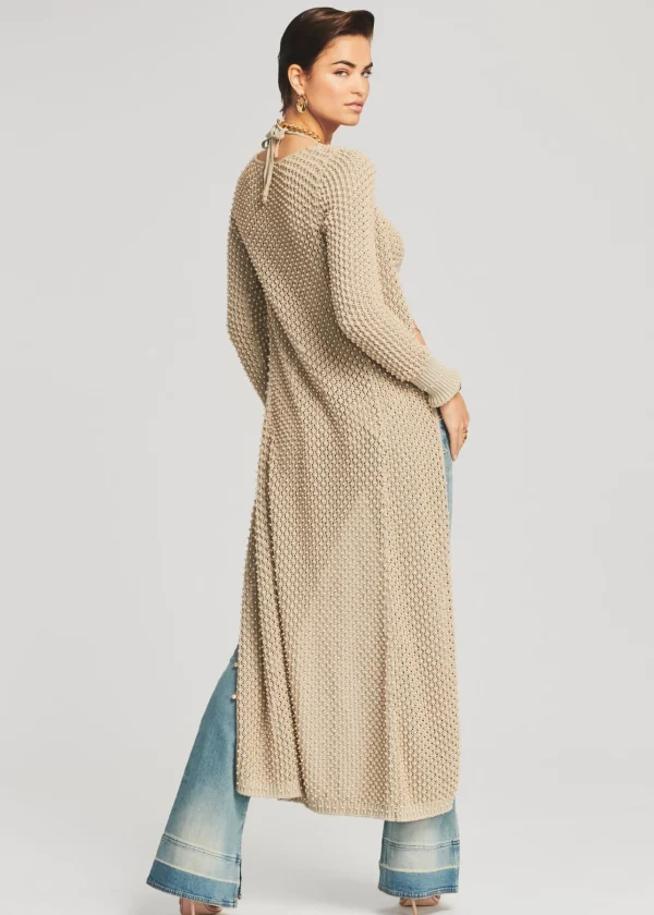 Neutral Moments*Retrofete Haifa Crochet Cardigan Sand