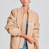 Neutral Moments*Retrofete Halle Leather Jacket Tannin