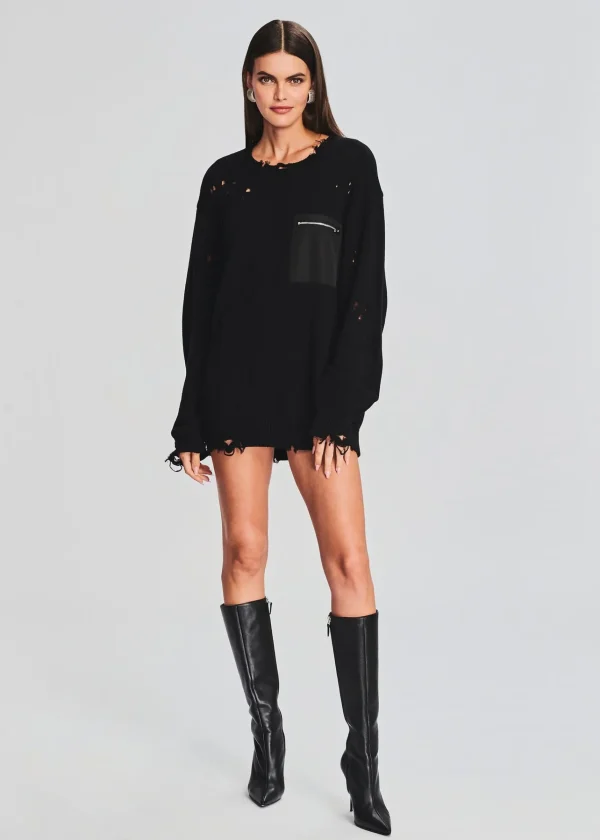 Dresses*Retrofete Hank Sweater Dress Black