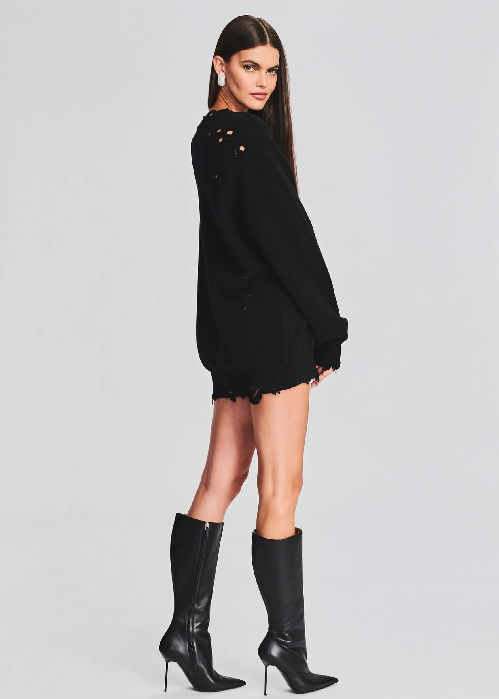 hank_sweater_dress_2.webp Dresses*Retrofete Hank Sweater Dress Black