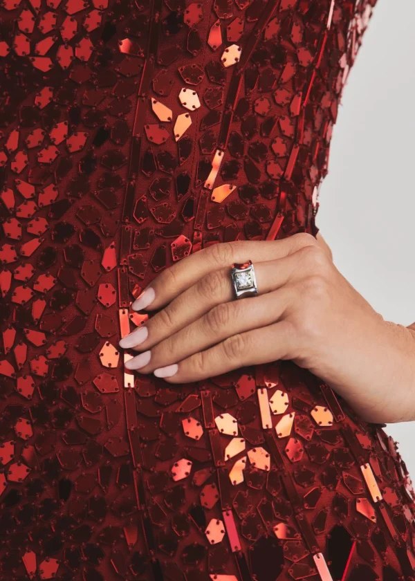 RETROFÊTE*Retrofete Hattie Sequin Dress Red