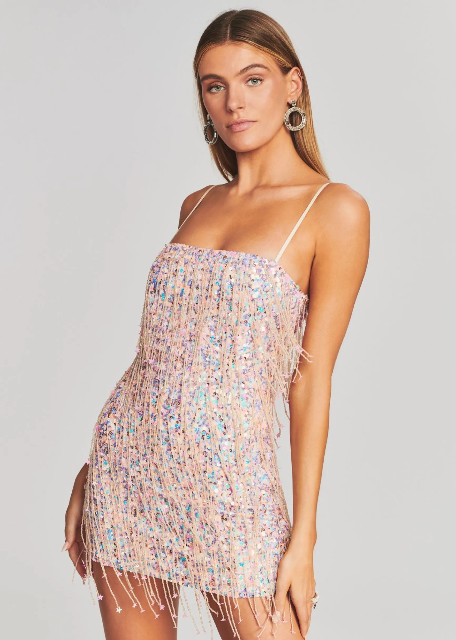 heather_sequin_star_fring_5.webp RETROFÊTE*Retrofete Heather Sequin Star Fringe Dress Tutti Frutti