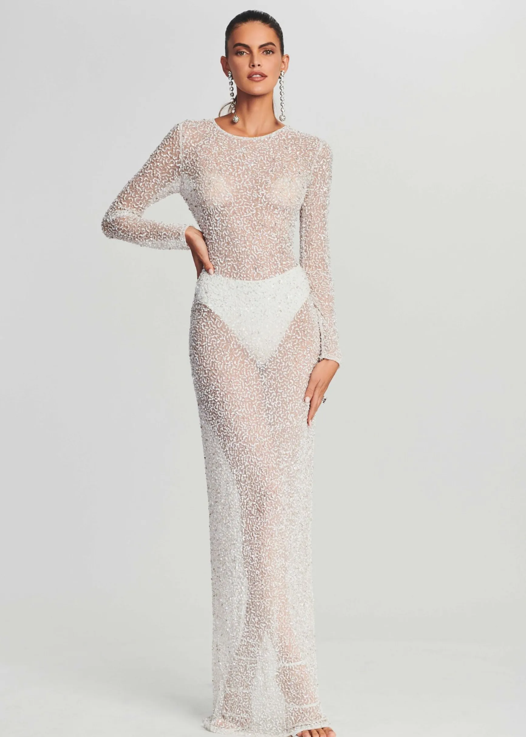 heidi_sequin_dress_0-5.webp Dresses*Retrofete Heidi Sequin Dress White