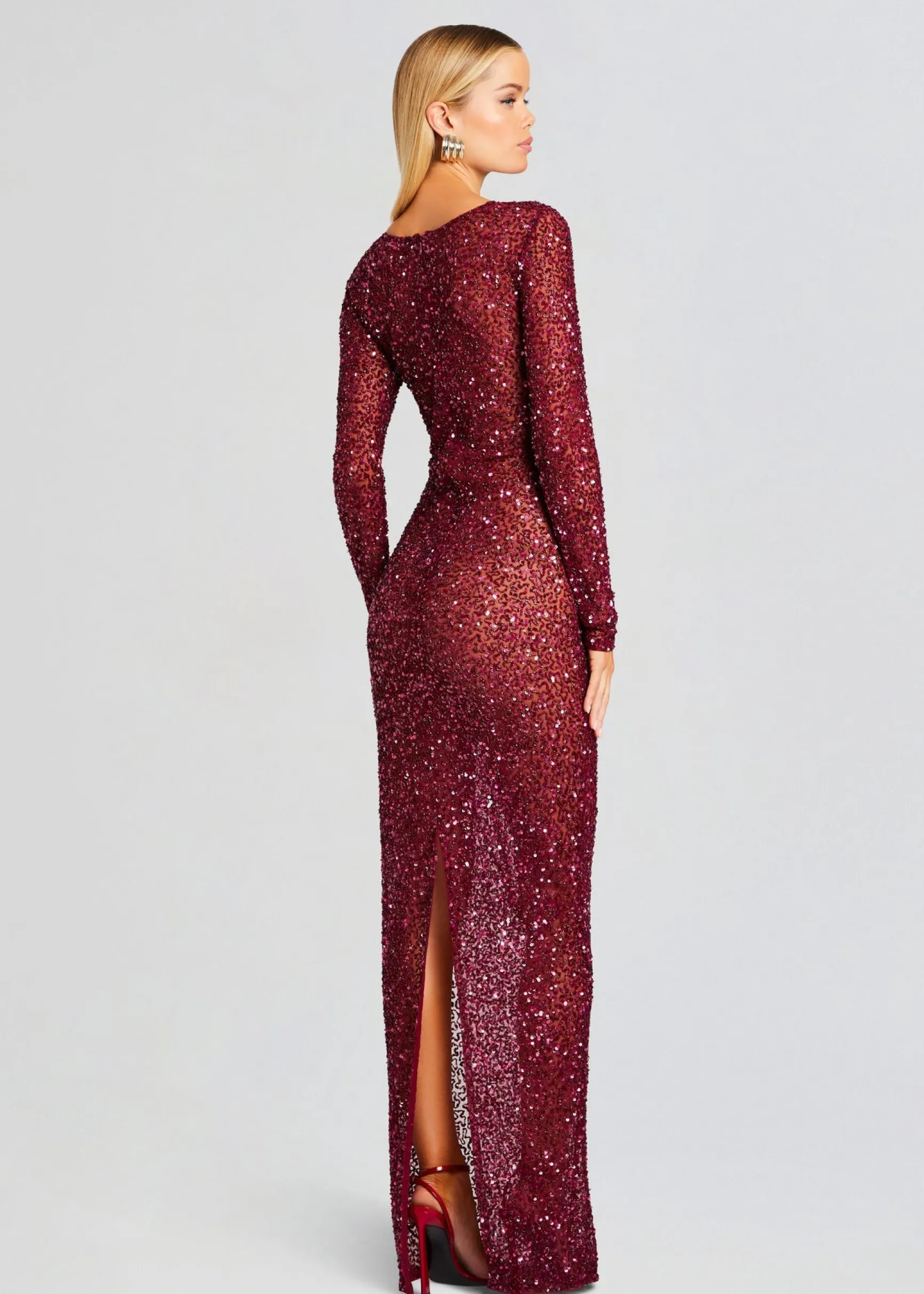 heidi_sequin_dress_3-15.webp Maxi*Retrofete Heidi Sequin Dress Merlot