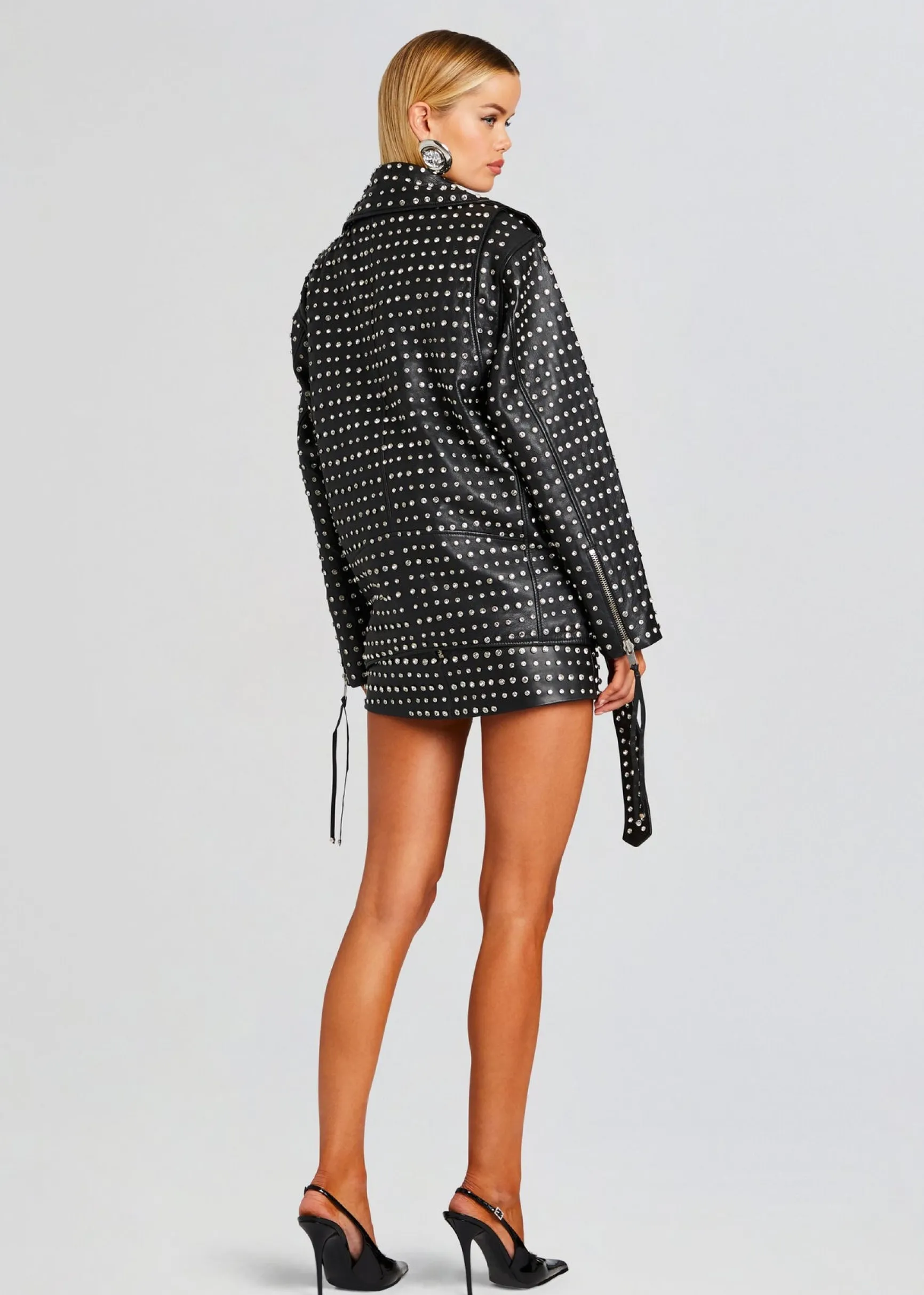 icon_embellished_leather__3.webp Exclusively Ours*Retrofete Icon Embellished Leather Jacket Black/Crystal
