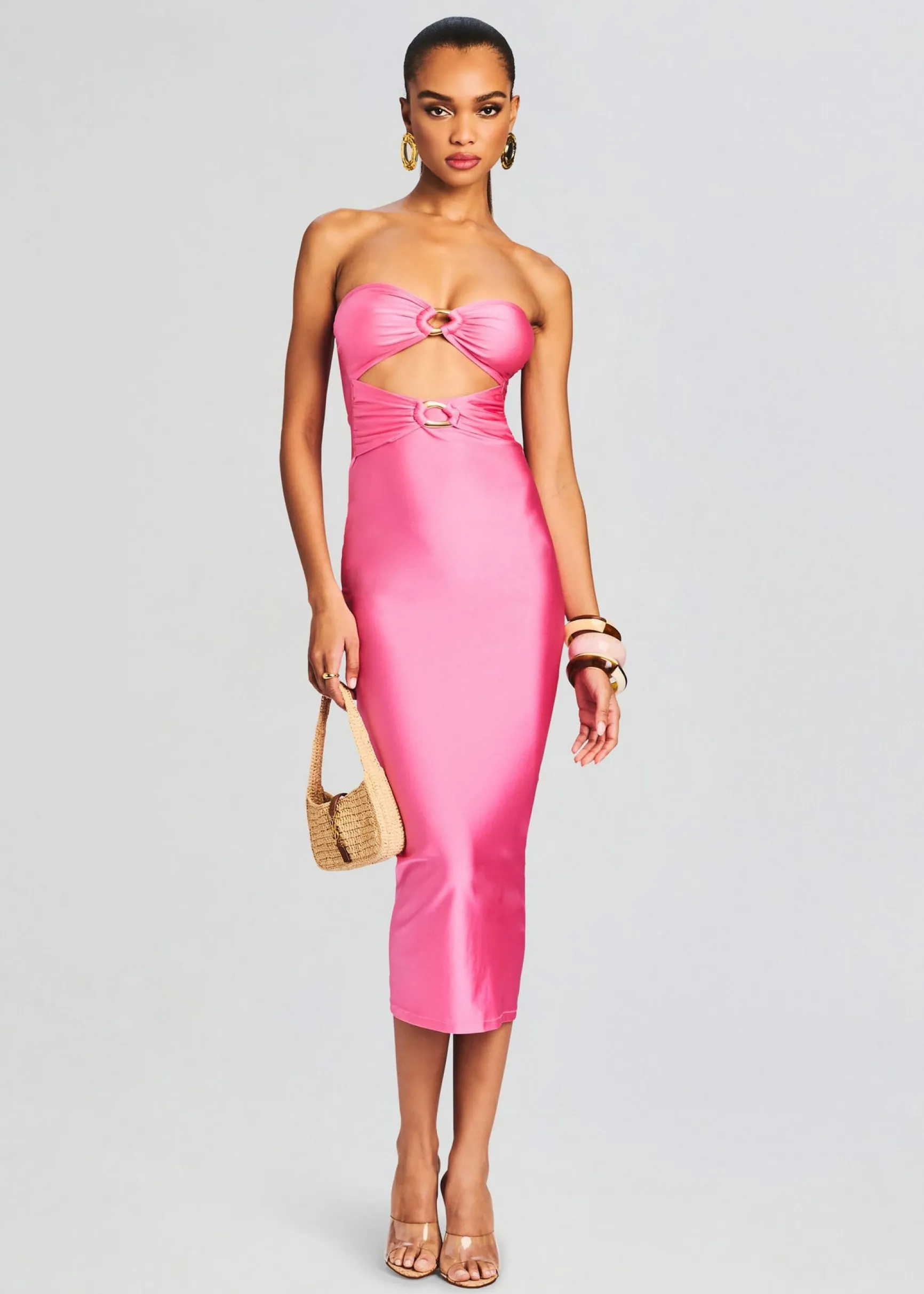 ida_lycra_midi_dress_4-6.webp Dresses*Retrofete Ida Lycra Midi Dress Rose Blossom