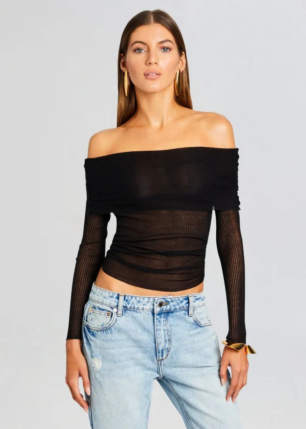 Sheer Bliss*Retrofete Idalia Top Black