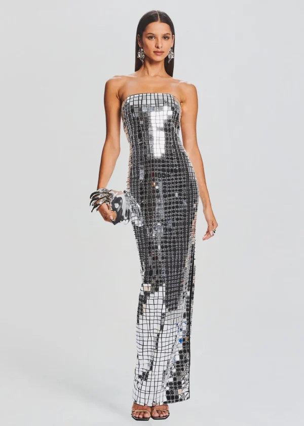 Dresses*Retrofete Imani Dress Black/Silver