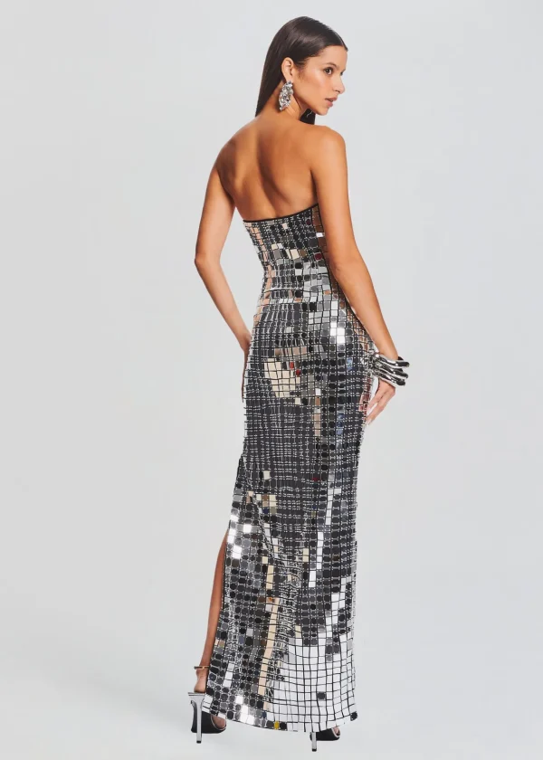 Subtle Shimmer*Retrofete Imani Dress Black/Silver