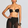 Resort '24*Retrofete Ines Bikini Top Black