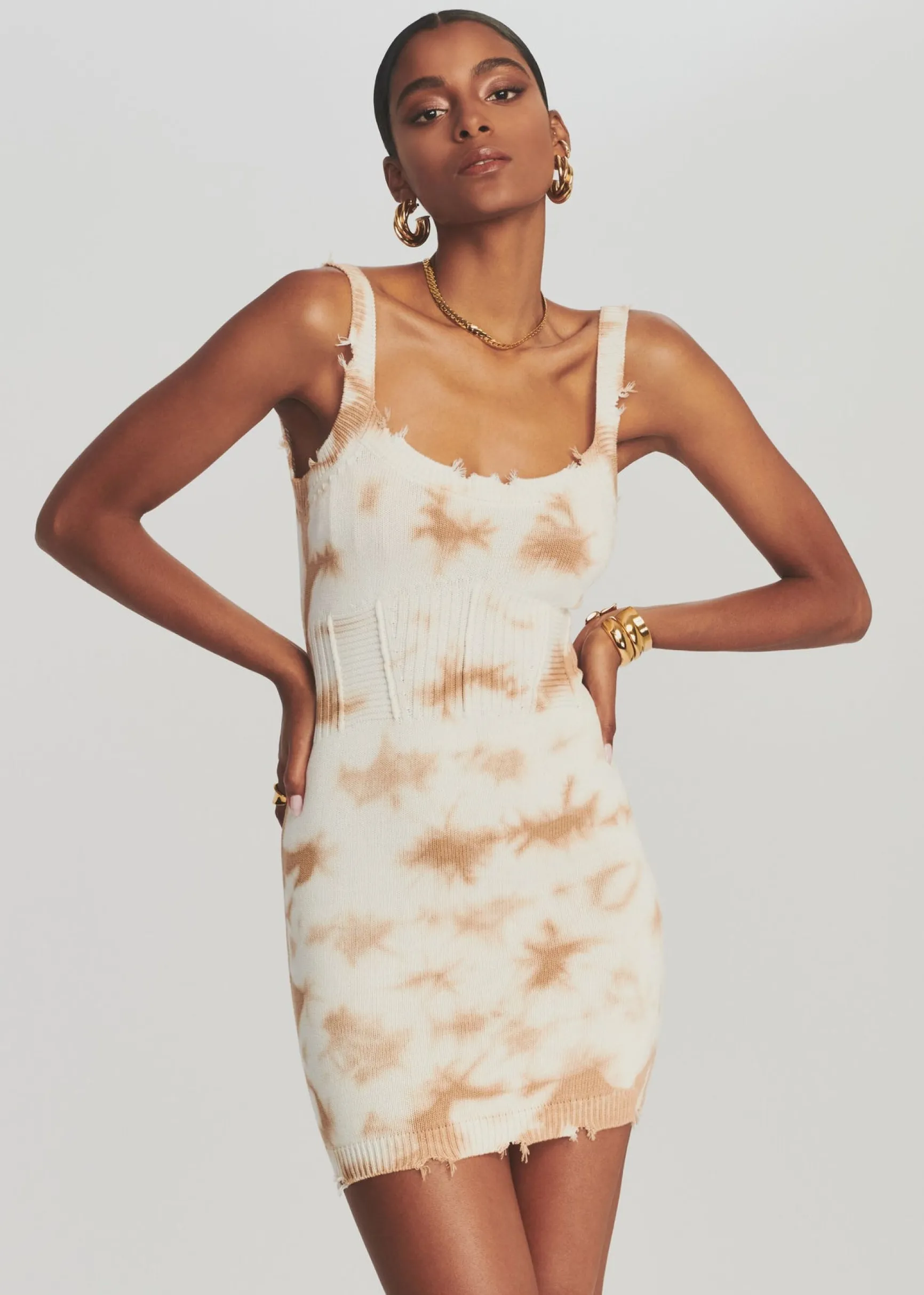 isla_dress_4-3.webp Dresses*Retrofete Isla Dress Tan White Tie Dye