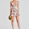 Honeymoon Looks*Retrofete Issya Short Dress White Bonita
