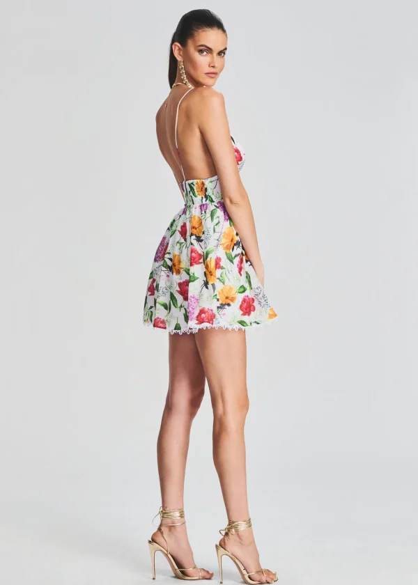 Honeymoon Looks*Retrofete Issya Short Dress White Bonita