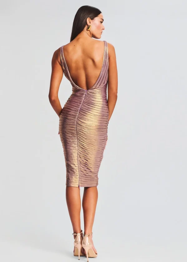 Bridal Party*Retrofete Ivy Dress Purple/Gold