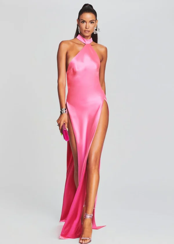 Guest Of*Retrofete Jagger Dress Hyper Pink