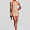 Dresses*Retrofete James Coated Denim Mini Dress Coated Tannin