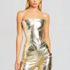 RETROFÊTE*Retrofete Jenesis Leather Top Gold