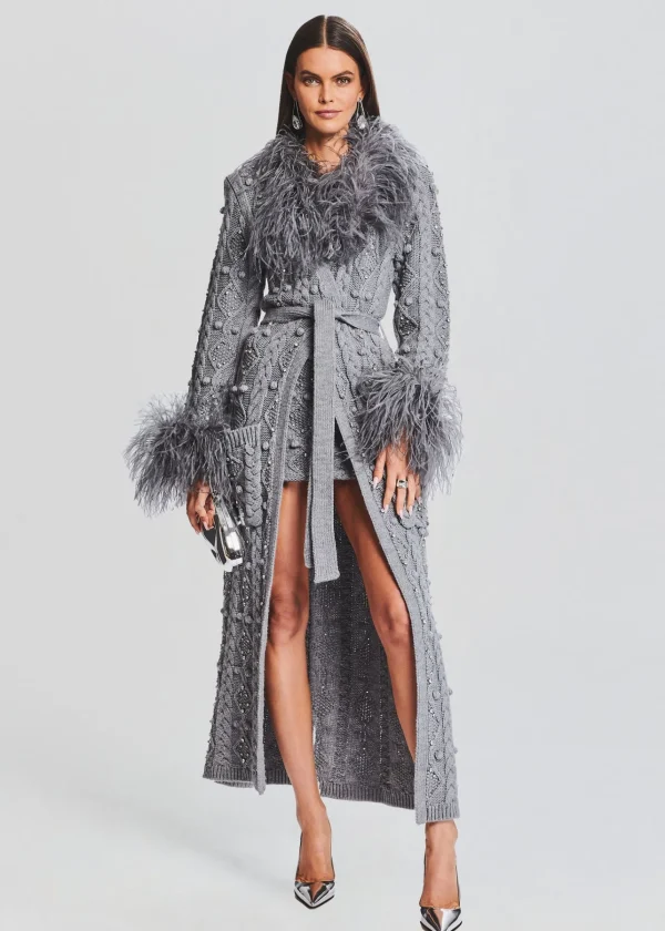 Outerwear*Retrofete Jenna Cardigan Chelsea Gray