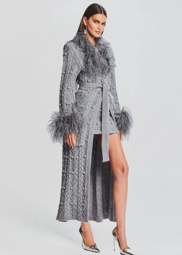 Outerwear*Retrofete Jenna Cardigan Chelsea Gray