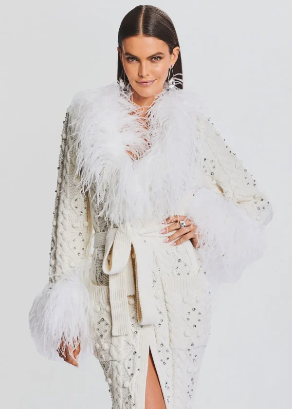 Outerwear*Retrofete Jenna Cardigan Ivory