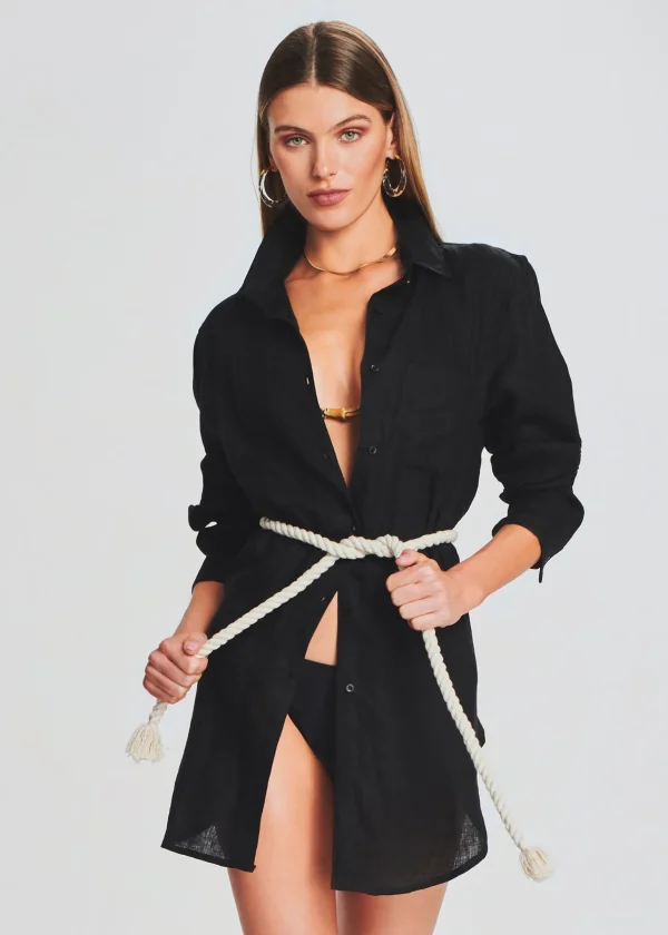 Swim*Retrofete Jonas Buttoned Shirt Black
