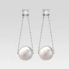 Trending*Retrofete Jules Pearl Earrings Silver