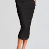 Day to Night*Retrofete Julia Midi Skirt Black