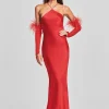 Guest Of*Retrofete Justine Dress Red