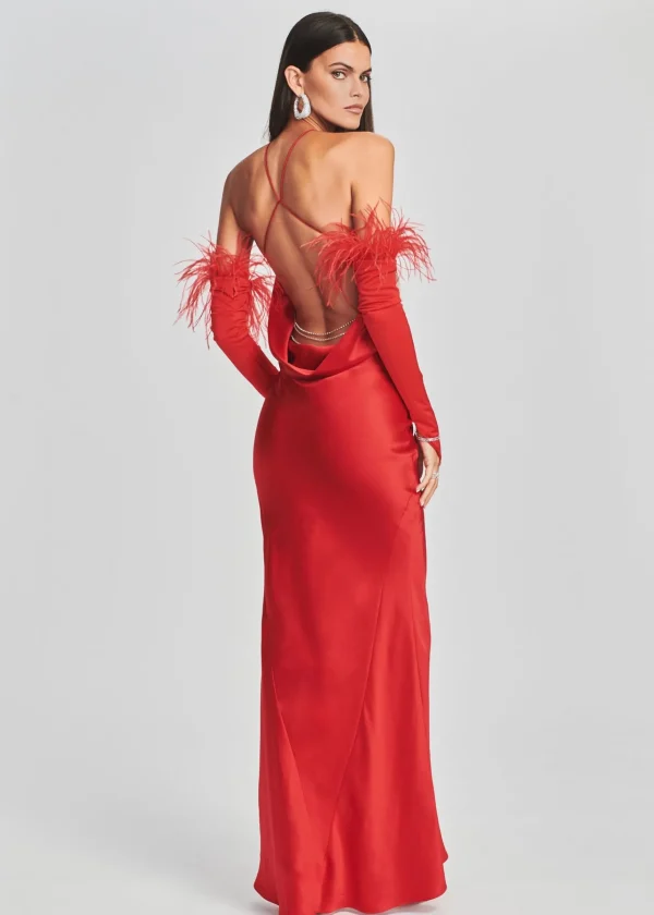 RETROFÊTE*Retrofete Justine Dress Red