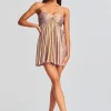 Dresses*Retrofete Kaiser Dress Purple/Gold