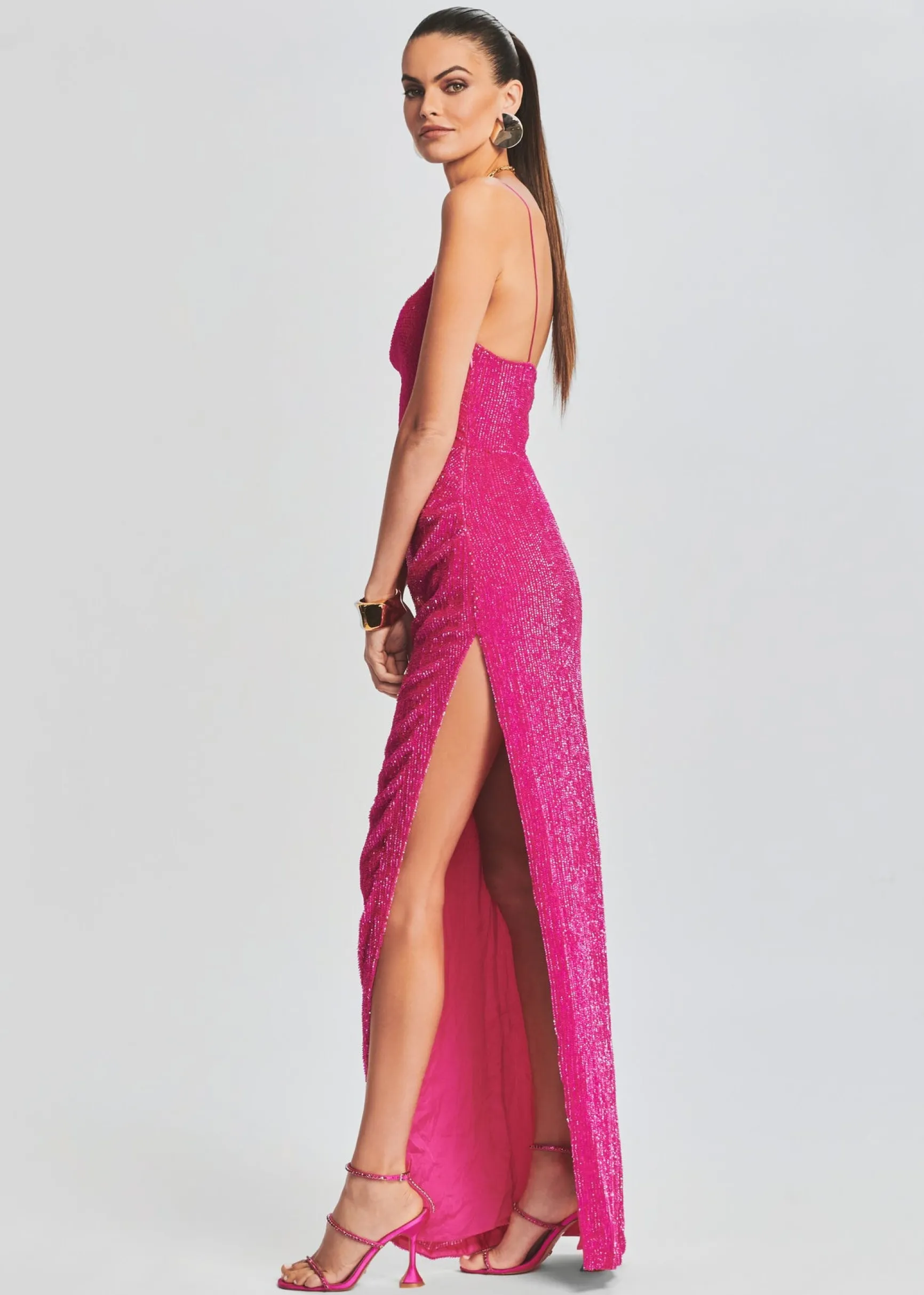 katya_sequin_dress_2-17.webp RETROFÊTE*Retrofete Katya Sequin Dress Hot Pink