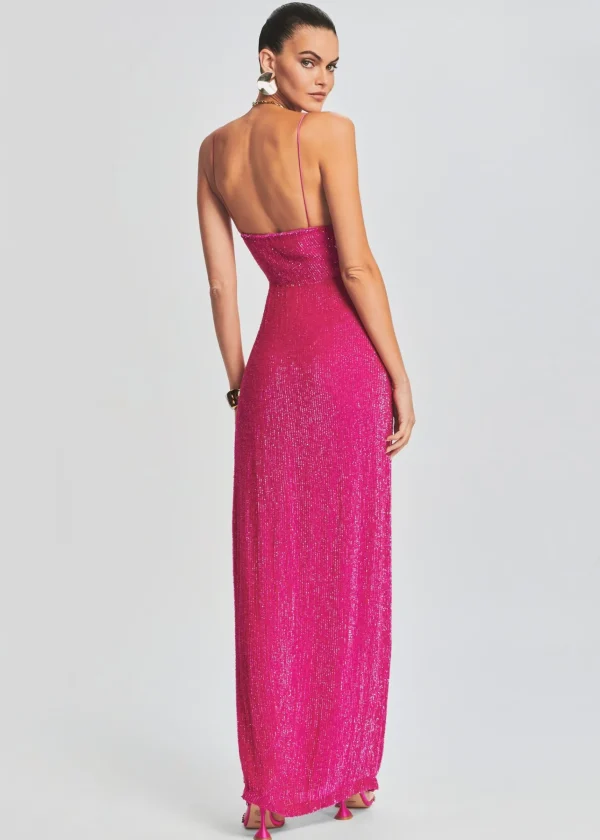 RETROFÊTE*Retrofete Katya Sequin Dress Hot Pink