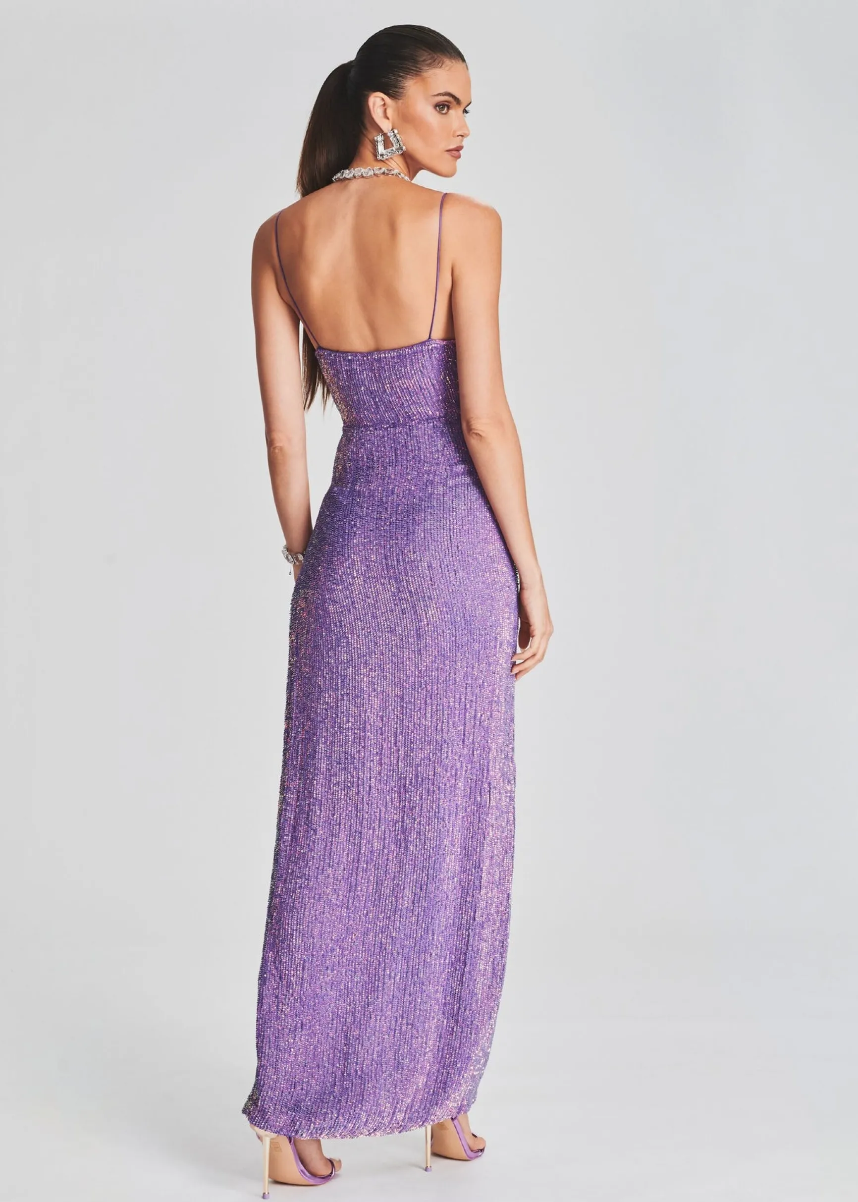 katya_sequin_dress_3-2.webp Bridal Party*Retrofete Katya Sequin Dress Metallic Lavender