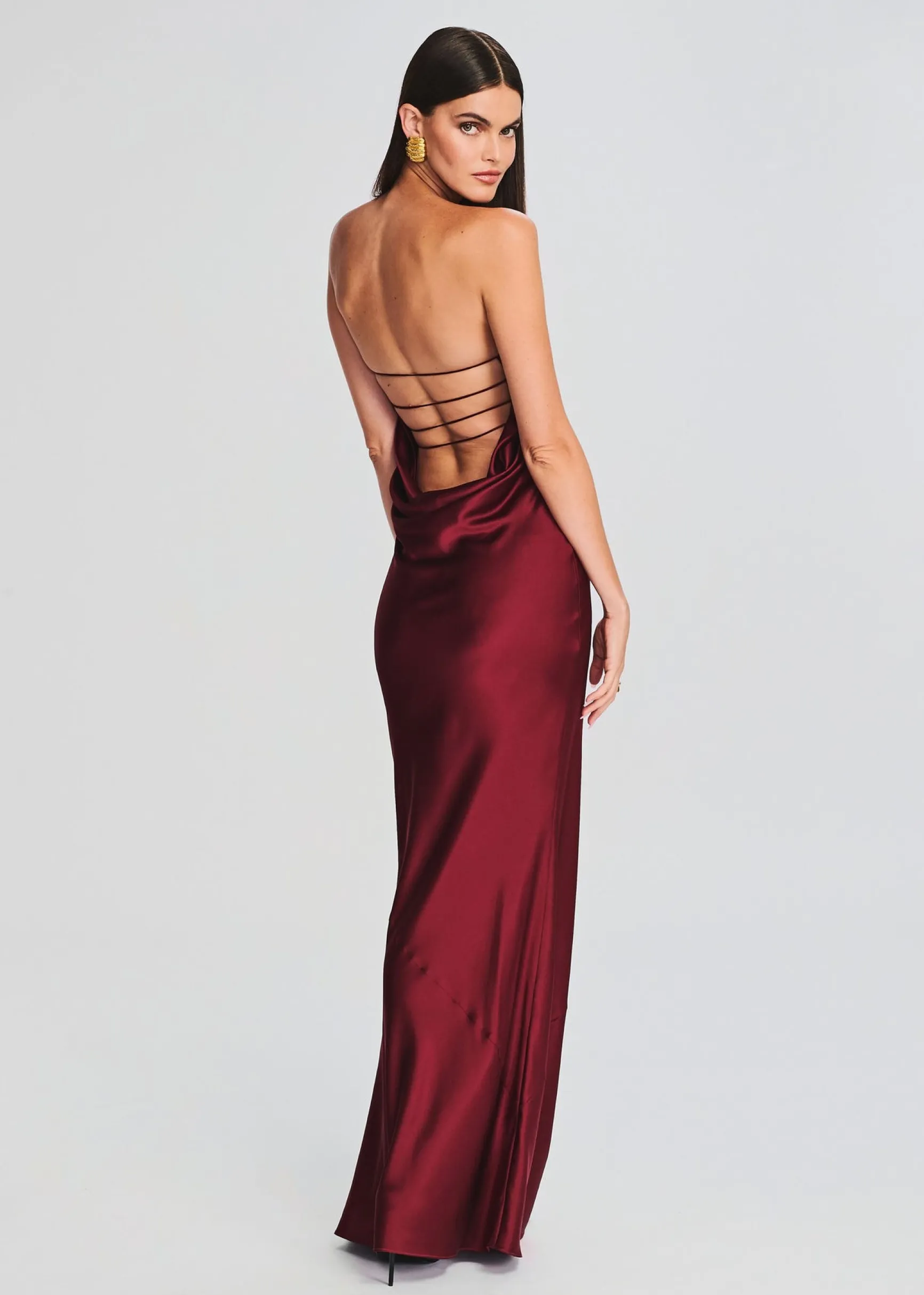 keaton_silk_dress_1-2.webp Best Sellers*Retrofete Keaton Silk Dress Cabernet
