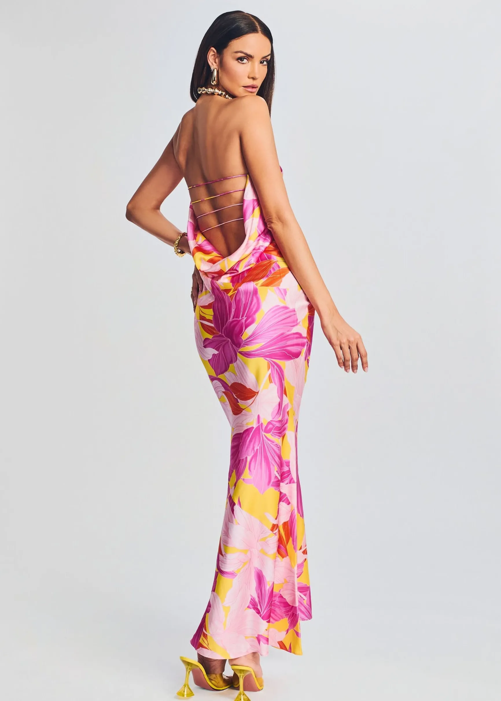 keaton_silk_dress_3-10.webp Gowns*Retrofete Keaton Silk Dress Botanical Floral