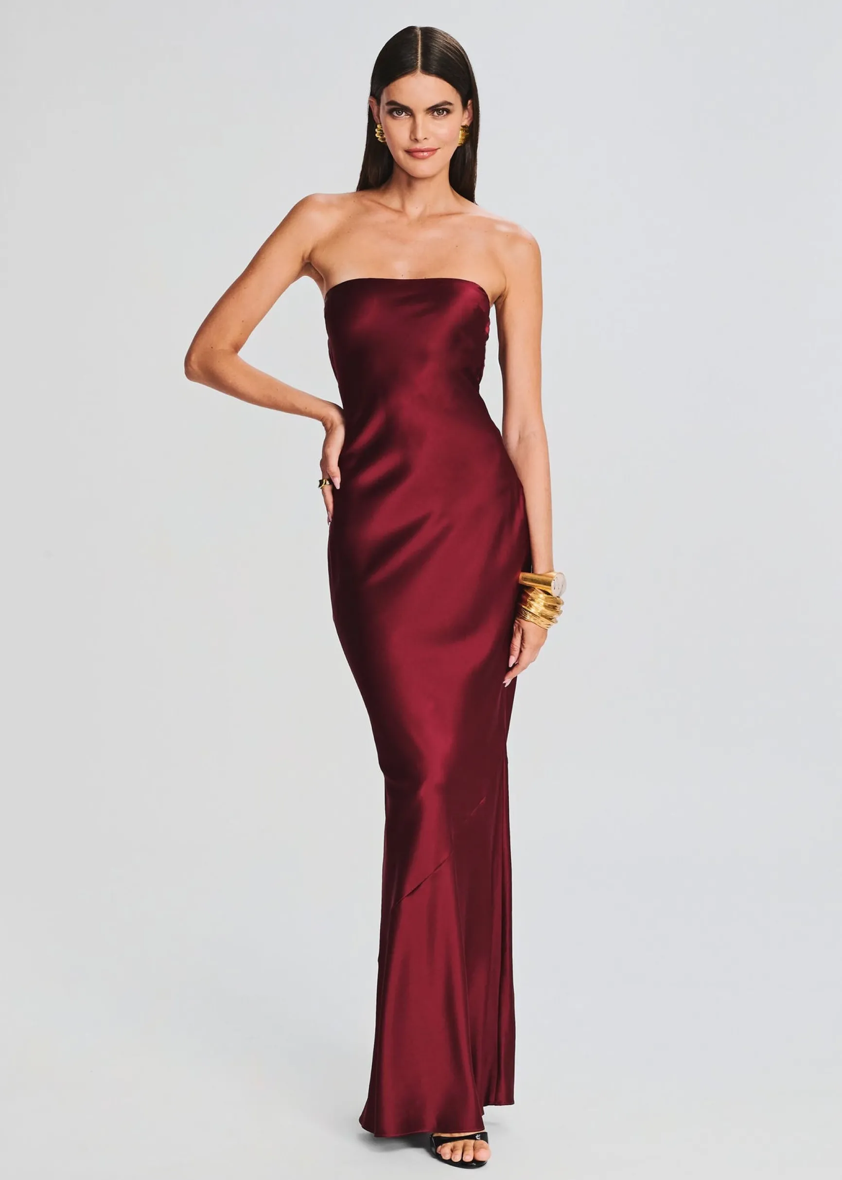 keaton_silk_dress_3-12.webp RETROFÊTE*Retrofete Keaton Silk Dress Cabernet