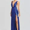 RETROFÊTE*Retrofete Kelsey Dress Cobalt