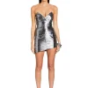 RETROFÊTE*Retrofete Kenzie Dress Gunmetal