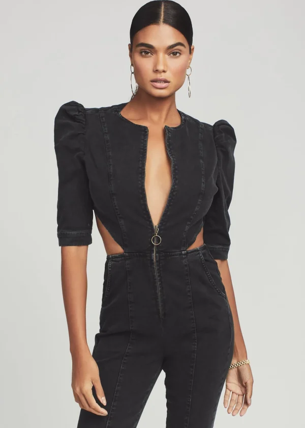 Jumpsuits*Retrofete Kiara Jumpsuit Jet Black
