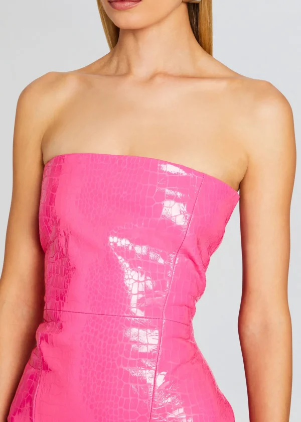 Dresses*Retrofete Kimora Leather Dress Paradise Pink
