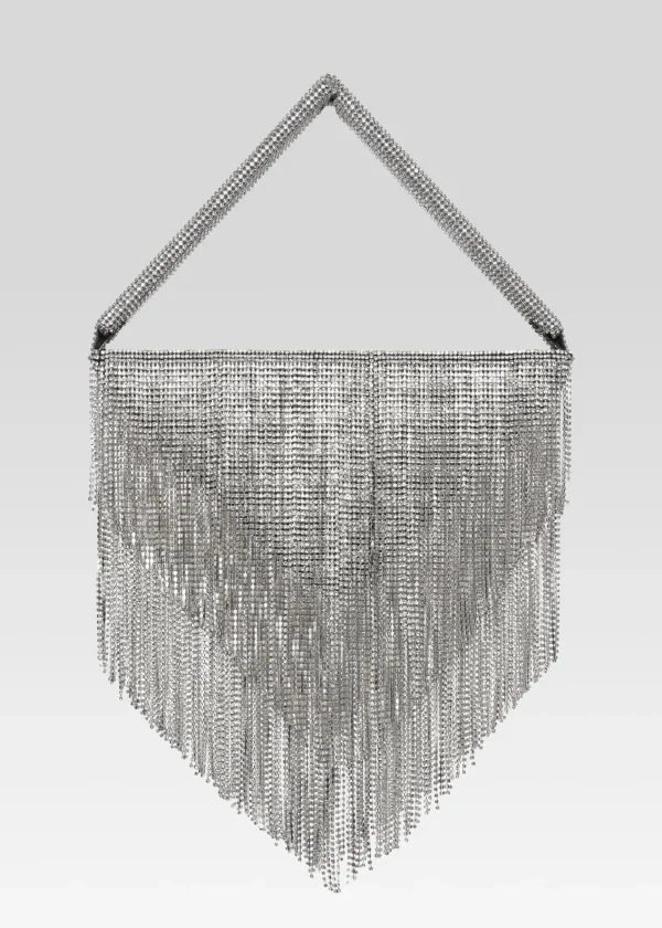 Accessories*Retrofete Kinsley Crystal Bag Black/Silver