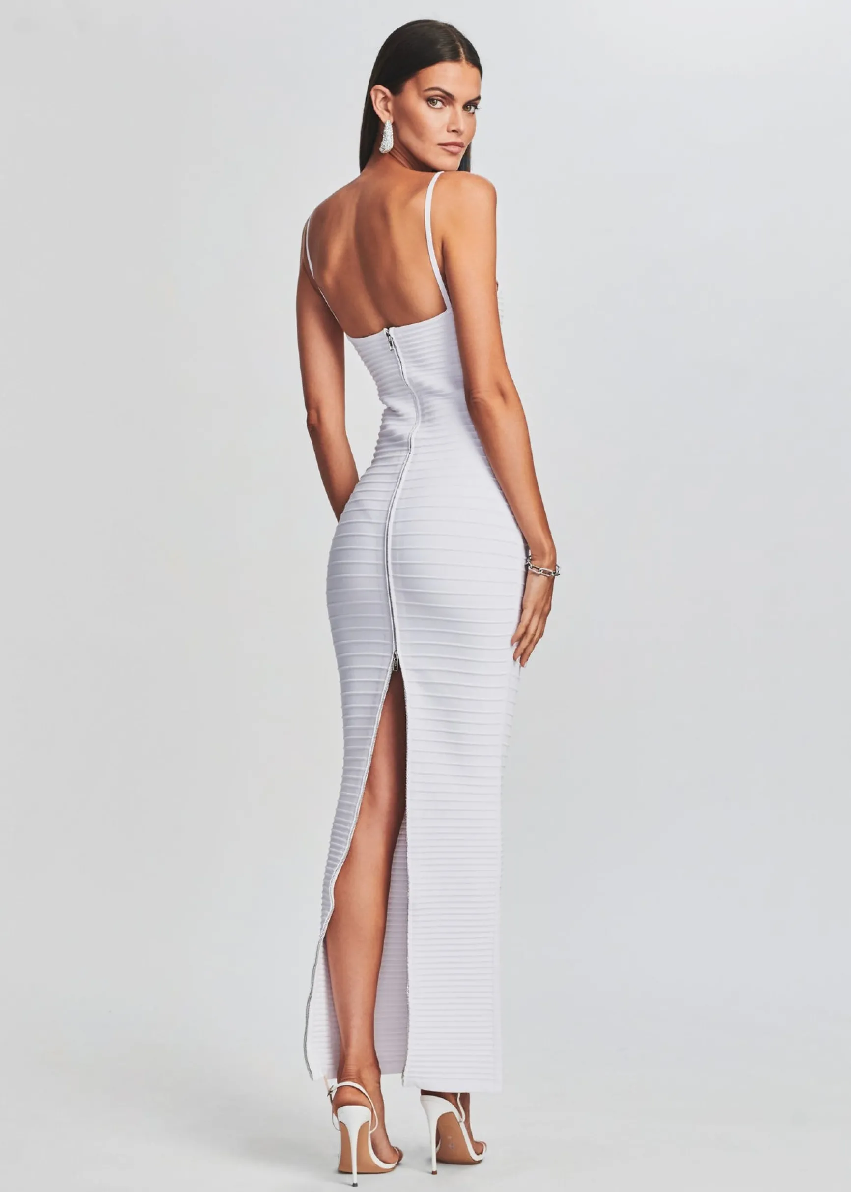 kylie_bandage_knit_dress_3-1.webp Reception Dresses*Retrofete Kylie Bandage Knit Dress White