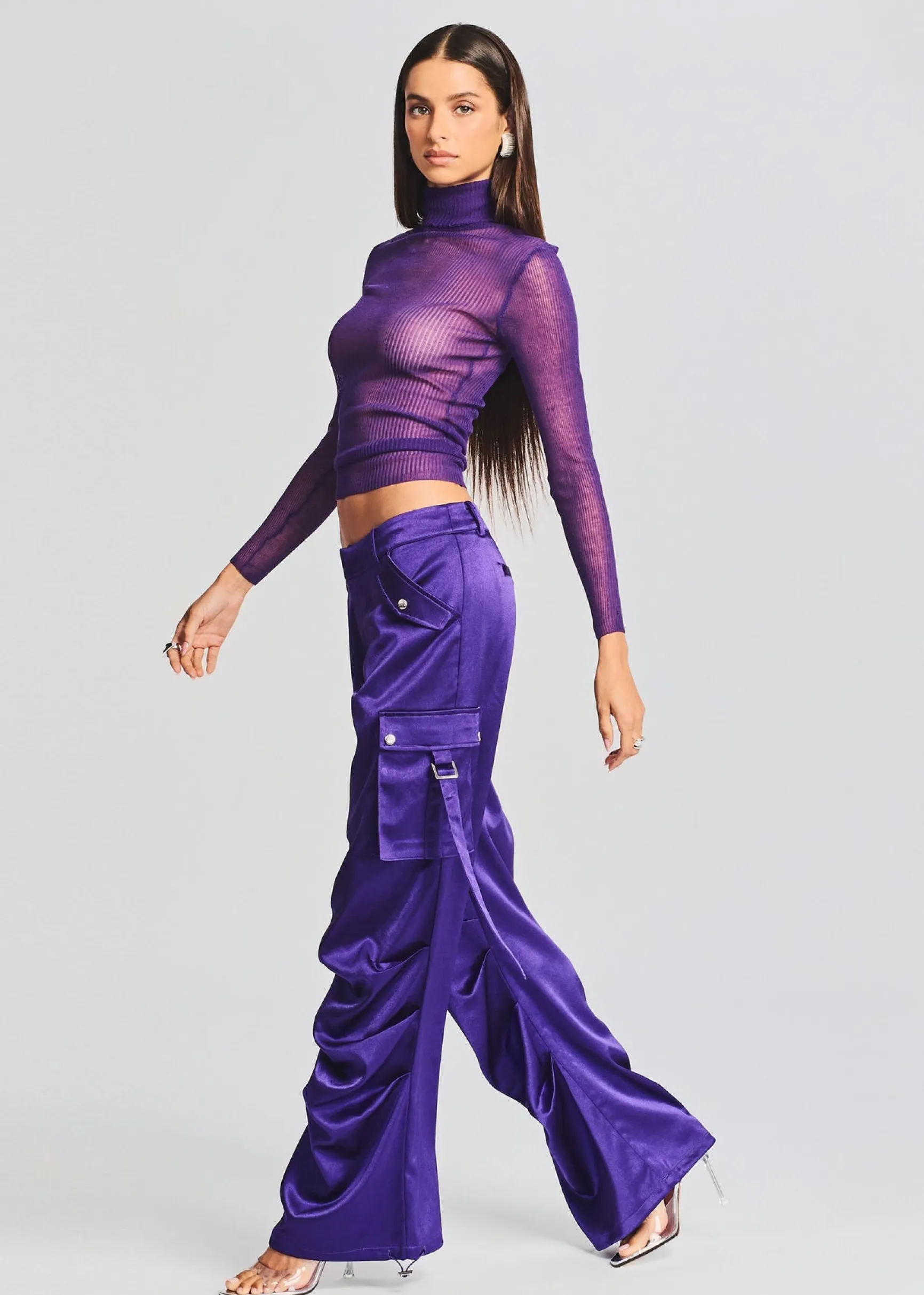 lai_satin_cargo_pant_2-6.webp Bottoms*Retrofete Lai Satin Cargo Pant Violet