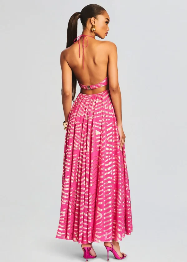 Coming Soon*Retrofete Lara Long Dress Fuschia
