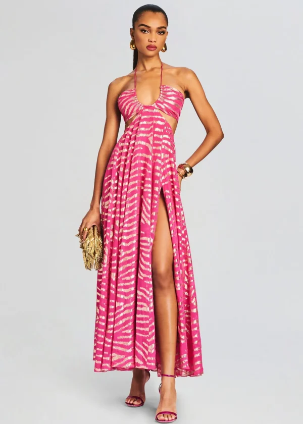 Coming Soon*Retrofete Lara Long Dress Fuschia