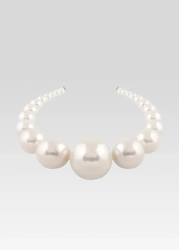 Reception Dresses*Retrofete Large Venus Pearl Crown Silver