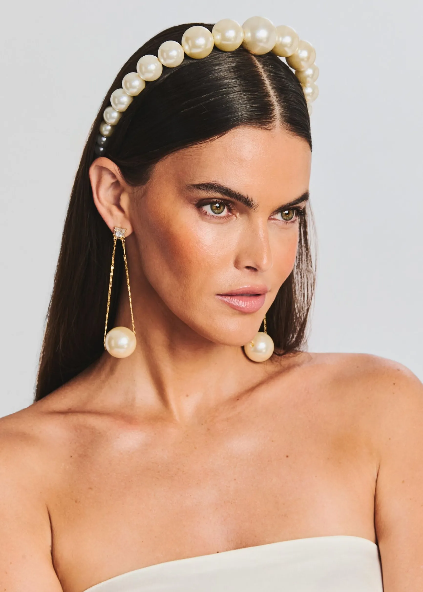 large_venus_pearl_crown_1-3.webp Accessories*Retrofete Large Venus Pearl Crown Silver