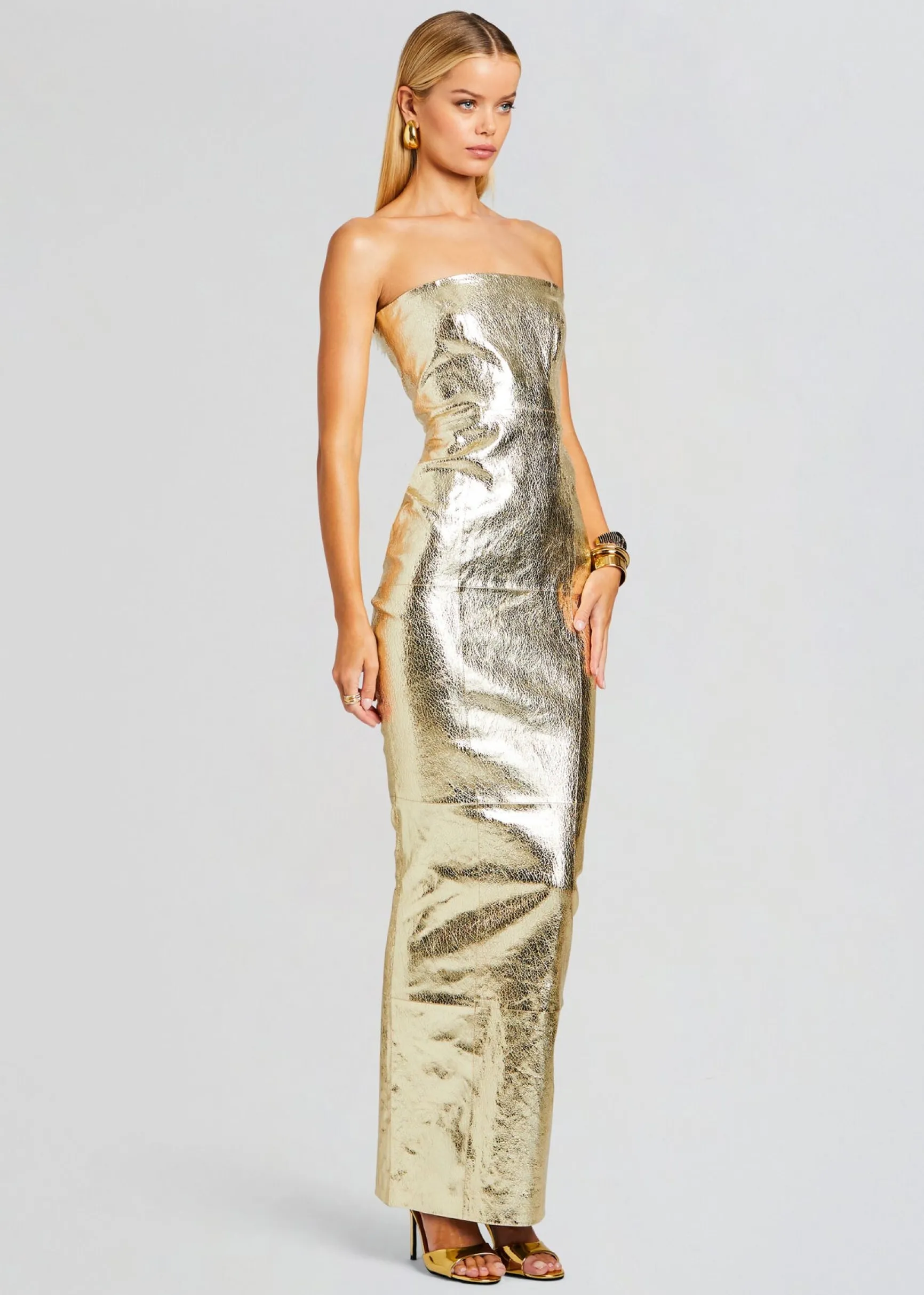 lavonne_leather_dress_2-4.webp Dresses*Retrofete Lavonne Leather Dress Gold